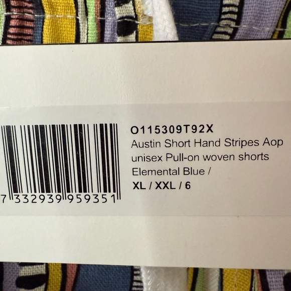 Wesc Men's Multicolor Striped Shorts - XL - NWT - Picture 3 of 4